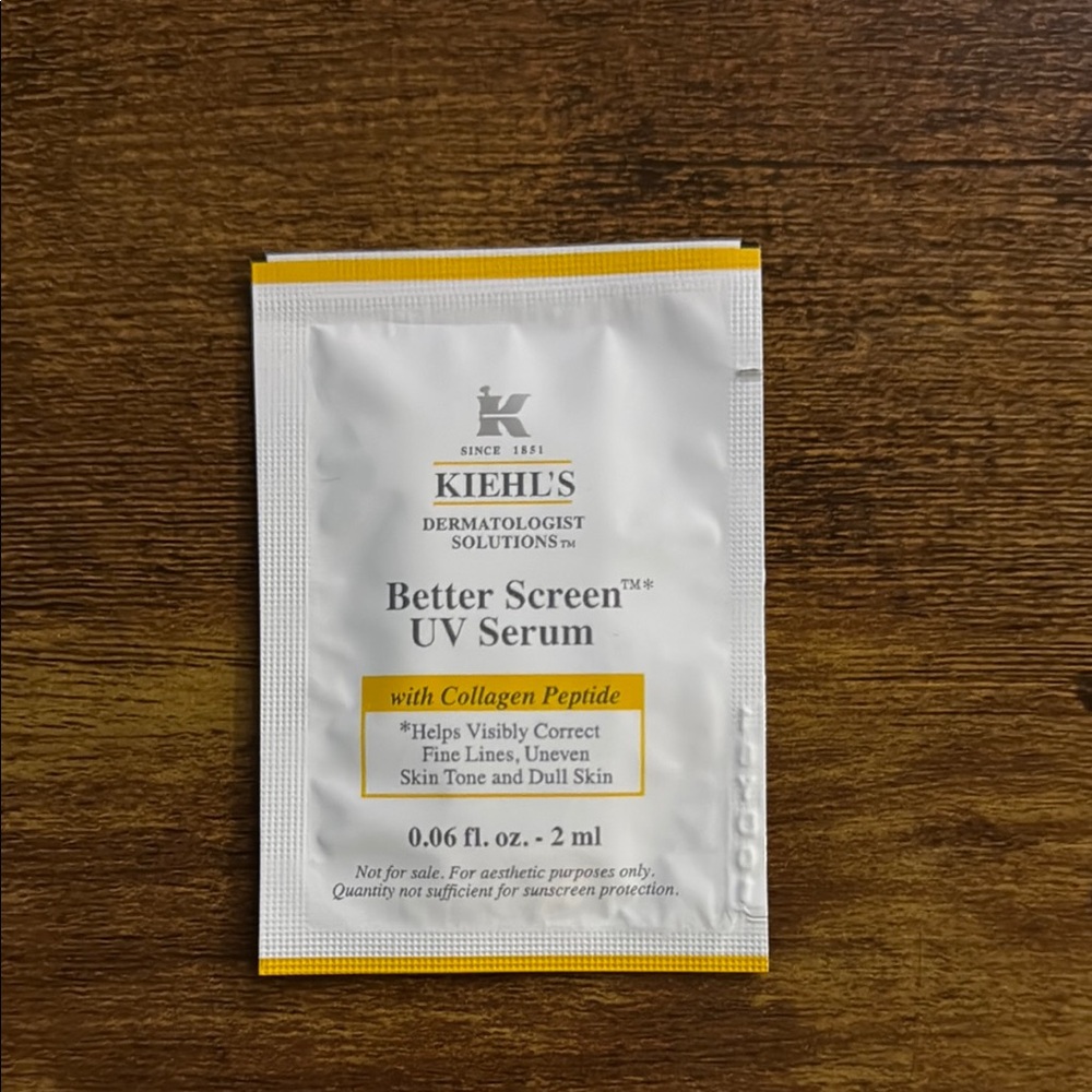 Kiehl’s Serum Sample